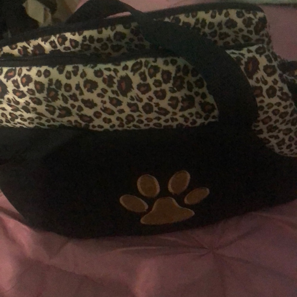 Small dog carrier bag.